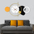 Dazzling Crescendo Metal Wall Clock Buy Wall Clock Online